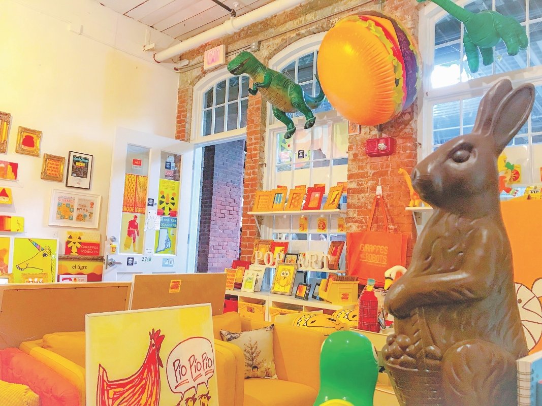 Inside the colorful and creative Giraffes & Robots studio